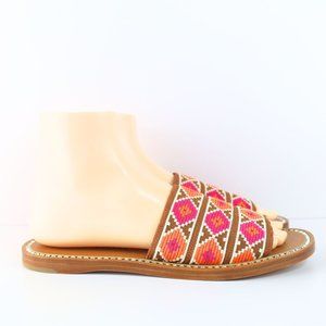 MIU MIU Calzature Donna Embroidery Slide Sandal 36 Euro